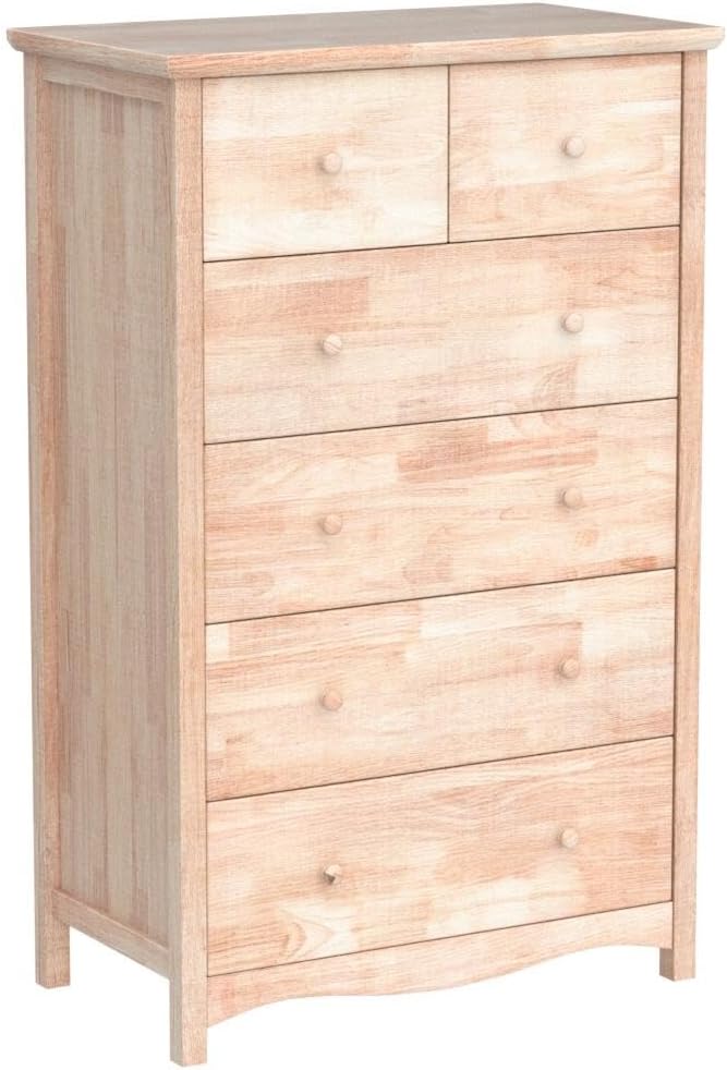 Solid Wood 6 Drawer Farmhouse Dresser