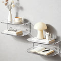 Clear Set of 2 Acrylic Floating Nightstands